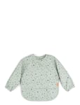 Sleeved Pocket Bib Happy Dots Green D By Deer