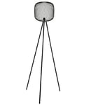 Fornord MODERN SPIRIT LAMPE TREPIED METAL NOIR 60X50X160CM CYLINDRE