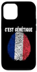 Coque pour iPhone 14 Drapeau France Genetique