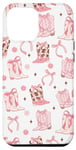 iPhone 15 Pro Max Coquette Pink Cowgirl Boots & Bow ribbon Western rodeo girly Case