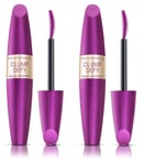 Max Factor - 2 x Clump Defy Mascara - Black