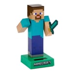 MINECRAFT STEVE SOLAR PAL POWERED FLIP FLAP DANCING TOY BLUE