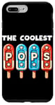 Coque pour iPhone 7 Plus/8 Plus The Coolest Pops Patriotic, rouge, blanc et bleu