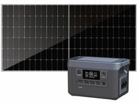 Batterie nomade HSG-1300 avec panneau solaire 550 W