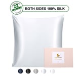 Silk Pillowcase for Hair Skin 22momme Silk Pillow  with Zipper