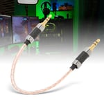 5.9inch 3.5mm To 3.5mm Headphone Cable 8 Core 3.5mm Aux Cord For Car Earphon Hot