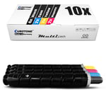 10x Toner for Canon Imagerunner Advance C 2020 2025 2030 2220 2225 2230 i CMYK