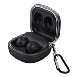 Gennemsigtigt Samsung Galaxy Buds Live/Pro/2/2 Pro etui - Sort