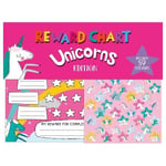 PINK Unicorn Reward Chart for Kids - Unicorn Star Stickers – Good Behaviour