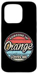 Coque pour iPhone 15 Pro Someone In Orange Loves Me City, États-Unis