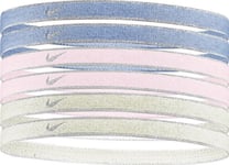 Nike Hårband 6 St Swoosh Sport Metallic-Lila, Rosa, Gul N1002008511os