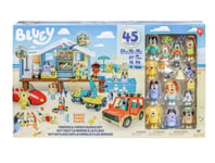 Bluey Mega Friends & Family Beach Bash Exclusive 45pc Set with Vehicles, Figures