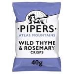 Pipers Crisp Atlas Mountains Wild Thyme and Rosemary Crisps, 150 g