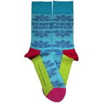 The Beatles Sgt Pepper Text Outlines Ankle Socks One Size