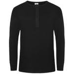 Resteröds Organic Cotton Grandpa Long Sleeve Svart ekologisk bomull X-Large Herr