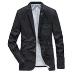 Blouson Homme En Jean - Avognates - Slim Col Revers Manches Longues - Couleur Unie Business Casual