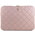 Guess Datorfodral 16" Quilted 4G - Rosa