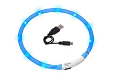 Karlie Visio Light Collier à LED pour chien pouvant être raccourci 70 cm