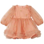 Stella McCartney Kids Broderad Klänning Laxrosa | Rosa | 12 months