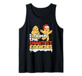 Christmas Gingerbread Teacher I Teach The Smartest Cookies Tank Top