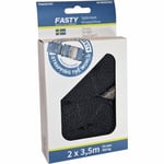 Spännband Fasty Svart 350cm 2-p