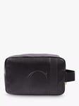 Calvin Klein Leather Wash Bag, Black