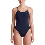 Nike Cut-Out One Piece Slips de Bain Femme, Bleu Marine (Midnight Navy), 34