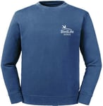 Sweatshirt med Birdlife Norge logo - Blå - Small