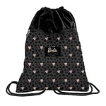 PASO Barbie BeUniq, Sac de Sport à Cordon Unisex Kids, Noir, 46 x 37 cm