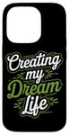 Coque pour iPhone 14 Pro Manifestation Vision Board Fixation d'objectifs Dream Big Visualize