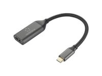 Renkforce Hdmi-Adapterkabel Usb-C®-Anslutning 15 Cm Svart Rf-5234038 Flätad Skärm Thunderbolt™-Kabel