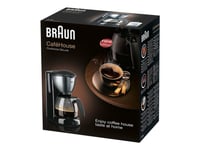 Braun Caféhouse Kf 570/1 Puraroma Deluxe - Kaffemaskin - 10 Kopper - Svart