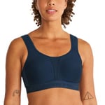 Swegmark BH Kimberly Iconic Moulded Cups Sports Bra Marine polyamid B 80 Dame