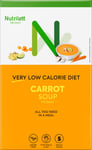 Nutrilett 5x35g VLCD Carrot Soup painonhallintaan tarkoitettu ruokavalionkorvike