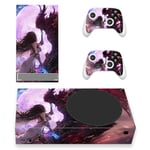 playvital Custom Vinyl Skins for Xbox Series S, Wrap Decal Cover Stickers for Xbox Series S Console Controller - Angel's Grace