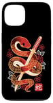 Coque pour iPhone 13 Year of the snake chinese zodiac mignon kawaii snake 2025