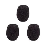 WS-HS1-B Pop filter pour microphone serre-tête noir (Lot de 3)