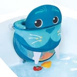 Ludi - Filet De Bain Morse - pour Ranger Les Jouets du Bain - Coloré Et Ludique - Pratique, Grand Et Stable - 5 Ventouses - Se Fixe Au Carrelage Ou Parois De La Baignoire - 33 x 41 cm