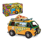 Tortues Ninja, Camion de Combats, Lance Pizza motorisé, Peut contenir Les Figurines de 12 cm, Jouet pour Enfants dès 4 Ans, Giochi Preziosi,TU804