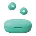 Urbanista Lisbon True Wireless Earbuds, Bluetooth 5.2 Earphones, Small In Ear Headphones, 27 Hr Playtime Touch Control Ear Buds with GoFit Wing for Sports & Gym, USB C Charging Case, Mint Green