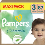 Pampers Harmonie Size 3 disposable nappies 6-10 kg 87 pc