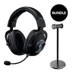 Logitech - PRO X Gaming Headset + HEADSET Stand Bundle