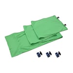 Manfrotto StudioLink Chroma Key Green Connection Kit 3m (10') - 6 inch skirt - Ultra-Fast Setup - Made in the UK - LL LR83354