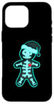 iPhone 16 Pro Max X-Ray Gingerbread Man Skeleton Christmas Nurse Xray Tech Case