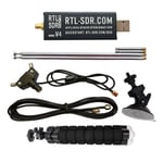 RTL-SDR V4 R828D RTL2832U 1PPM TCXO SMA Software Defined Radio with Dipole Antenna Kit