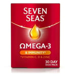 Seven Seas Omega-3 & Immunity DUO PACK 30 Capsules & 30 Tablets