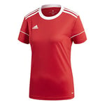 Adidas Women's SQUAD 17 JSY W T-Shirt, Power red/White, XL