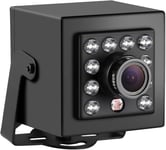 Poe 5Mp Mini Caméra Sécurité, Ir 940Nm Invisible Ir Led, Vision Nocturne, 3.6Mm Lens(75° Fov), 5 Megapixels@20Fps, Caméra Ip Ultra Hd Pour Surveillance Intérieure, Compatible Nvr ([CAM07483]