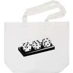 Azeeda 'Game Dice' Tote Shopping Bag For Life (BG00032978)