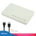 Blue External Hard Drive Enclosure USB3.0 2.5 Inch Portable HDD Case for SATA SSD with Dimensions 25x22cm